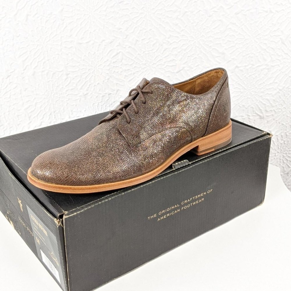 Frye Elyssa Embossed Foil Leather Oxford